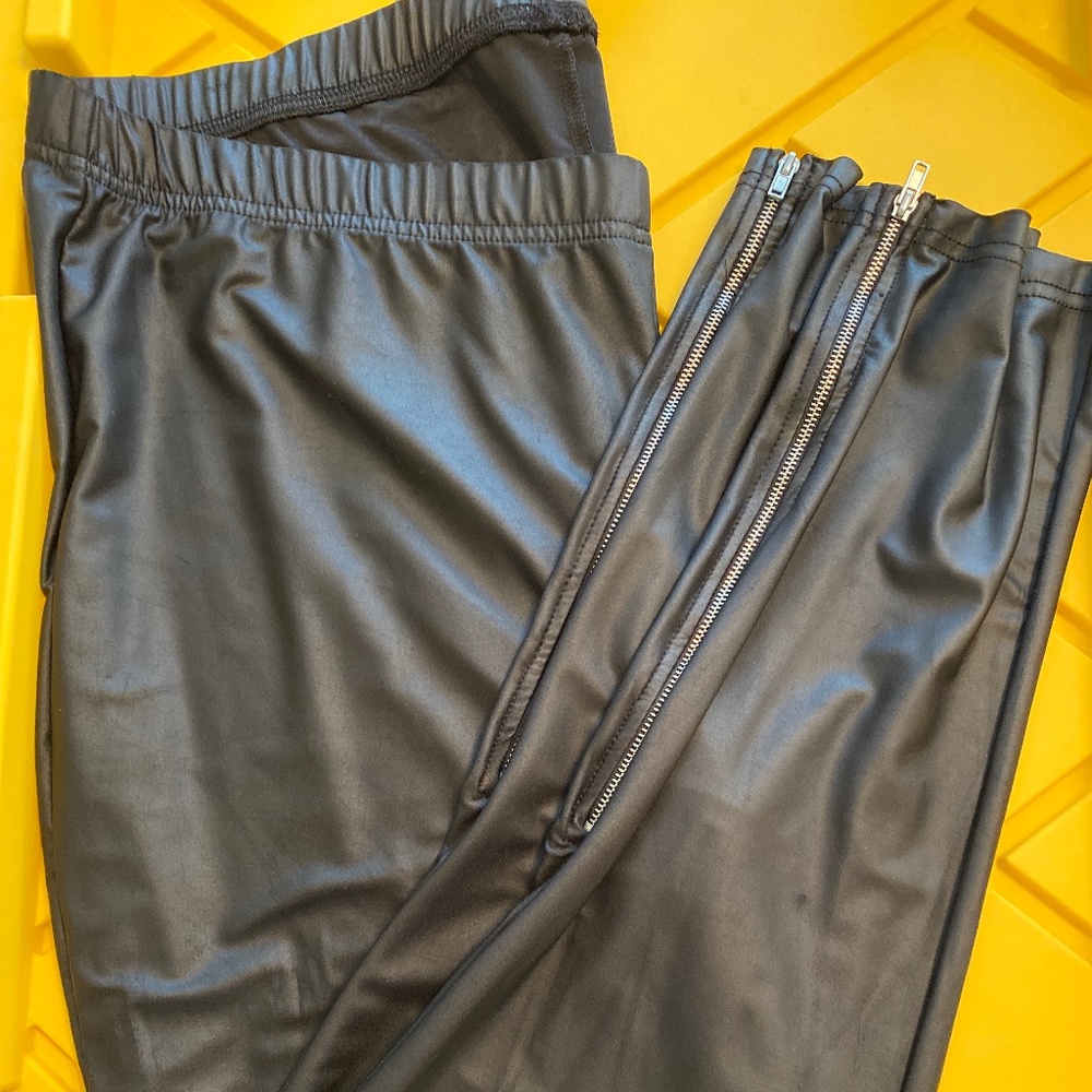 Pleather leggings